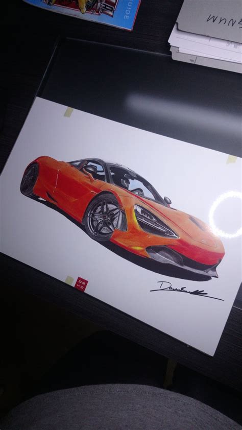 2018 McLaren 720S Drawing : r/cars