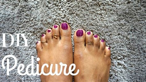 Diy Pedicure At Home Youtube