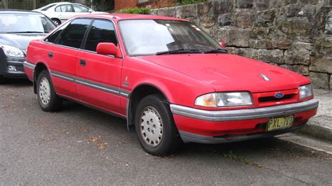 Aussie Old Parked Cars: 1990 Ford AV Telstar TX5 Ghia 2.2i Hatchback