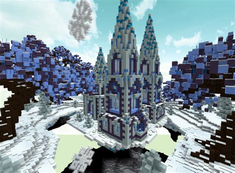 Small Ice Castle Minecraft Map