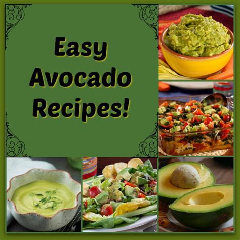 Easy Avocado Recipes | EverydayDiabeticRecipes.com