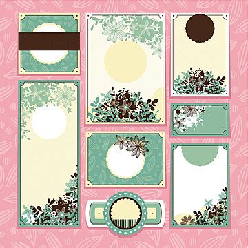 Set Of Floral Wedding Cards Frame Border Wedding Vector Frame Border