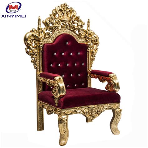 Gold Wedding Royal Throne King Chair Xym H91 Royal Chair And King Chair