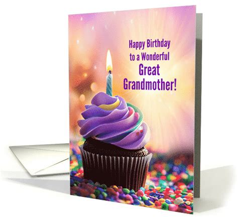 Great Grandmother Happy Birthday Wonderful Great Grandmother card