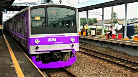 AKTIVITAS STASIUN SERPONG Kompilasi KRL Commuter Line Di Stasiun