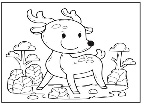 31 Kawaii Animal Coloring Pages