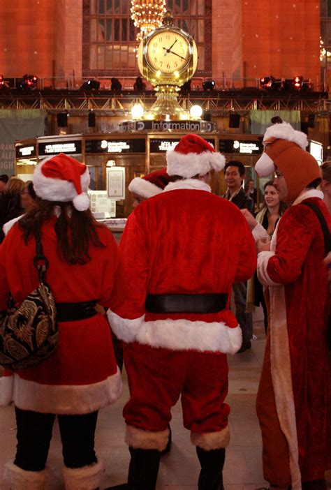 Santa Convention Grand Central Station New York Flickr