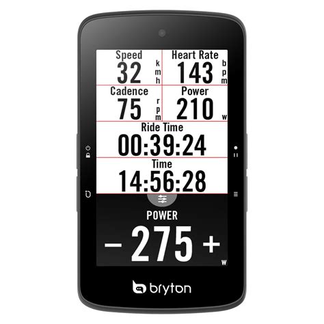 Bryton Rider S800 T GPS Fietscomputer Sensoren Bundel Zwart