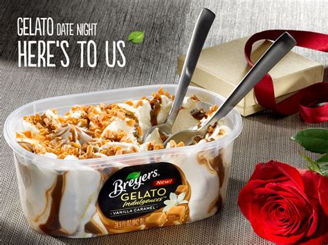 Breyers Gelato Vanilla Caramel Yummy Dessert