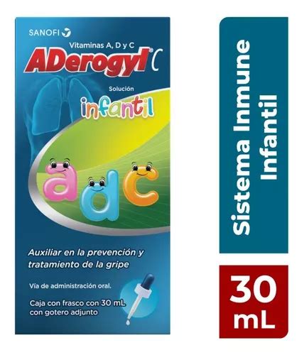 Aderogyl C Solución Infantil Caja Con Frasco Con 30 Ml Envío gratis