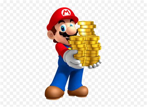 Coins Mario With Gold Coins Png Mario Coins Png Free Transparent