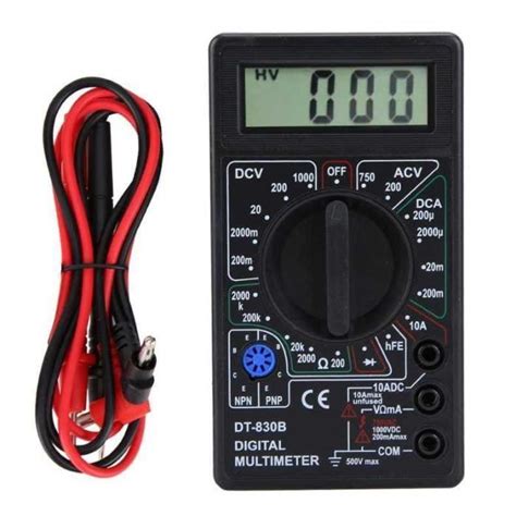 MGT02270 MULTIMETRE Multimètre numérique LCD DT830B AC DC 750 1000V