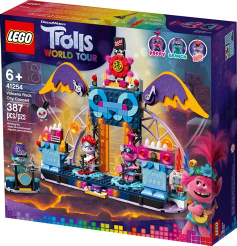 Lego Trolls World Tour Volcano Rock City Concert 41254 6288750 Best Buy