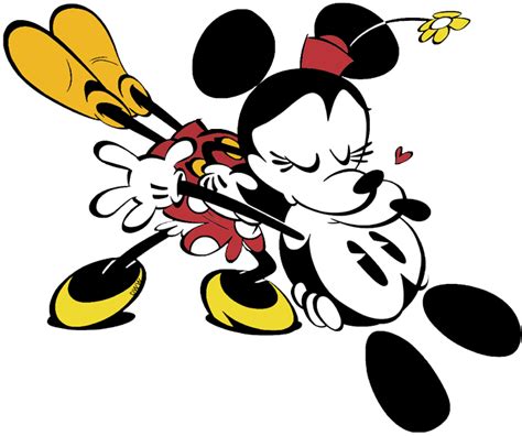 Minnie Mouse Kissing