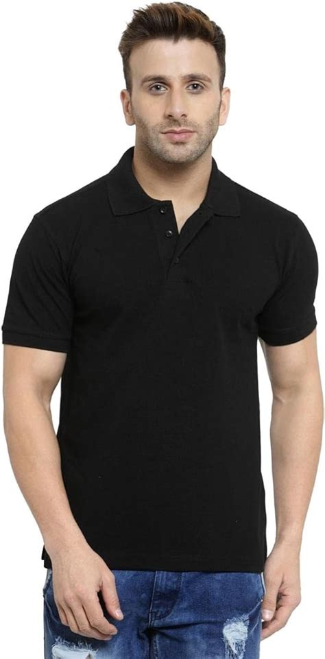 Plain Collar T Shirts For Men