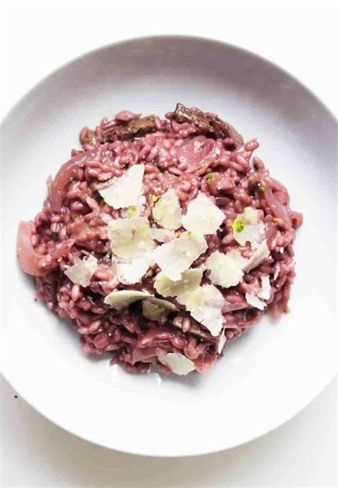 Red Wine Risotto with Steak - Slow The Cook Down