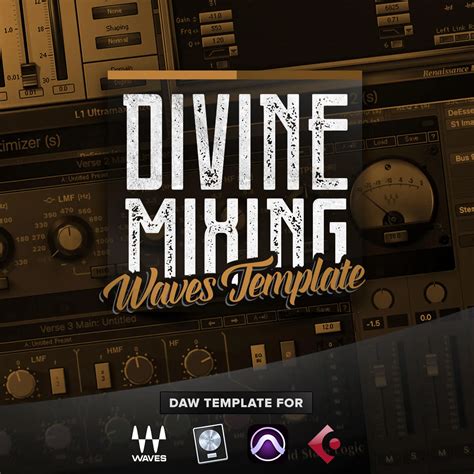 divine mixing waves template custom hip hop daw template