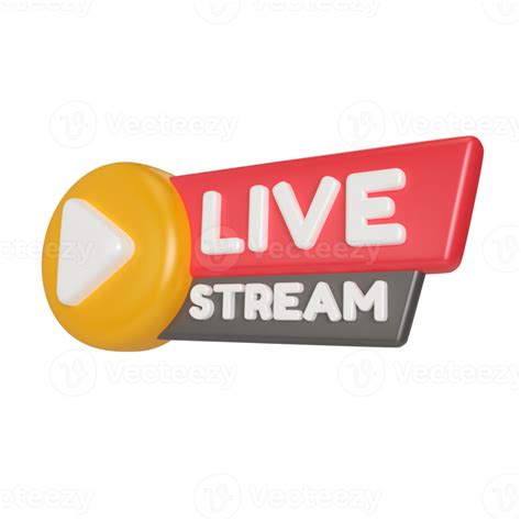 Live Streaming 3D Illustration Icon 9636792 PNG