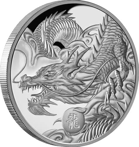 1 Dollar Lunar Year Of The Dragon Jahr Des Drachen Niue Island 1