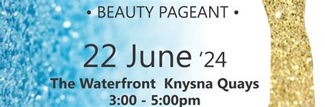 Book Tickets For Miss Pearl 24 The Pearl Of The Knysna Oyster Festival