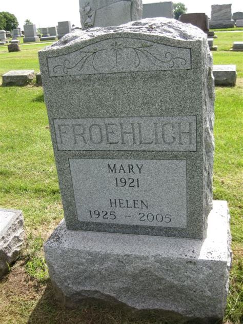 Zilda Helen Froehlich Find A Grave Memorial