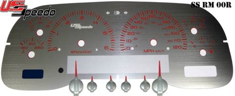 Stainless Edition Custom Gauge Face Kit Us Speedo Everything Speedometer