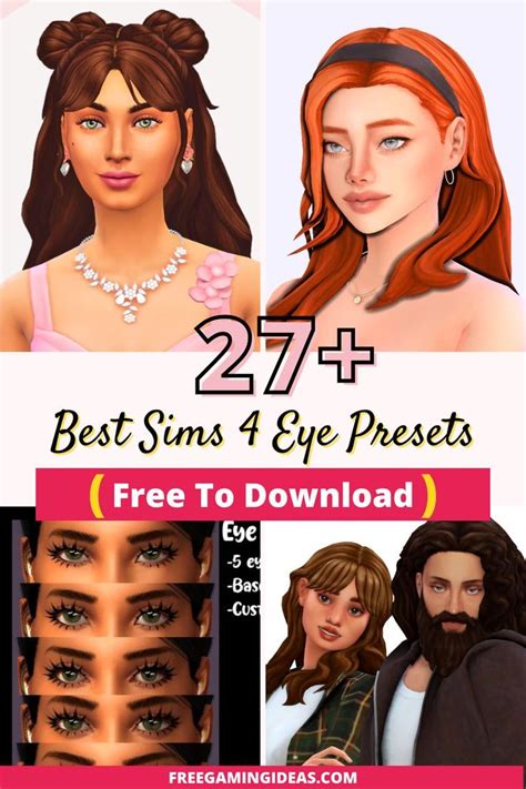 Sims 4 Eye Presets Sims 4 Body Mods Sims 4 Mods Sims 4 Traits Brat