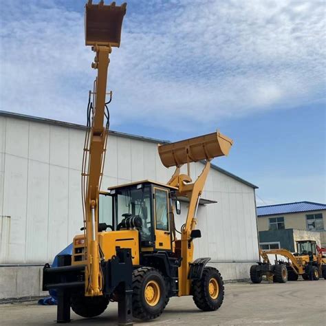 Wheel Drive Backhoe Wheel Loader Retroexcavadora Mini Backhoe Loader