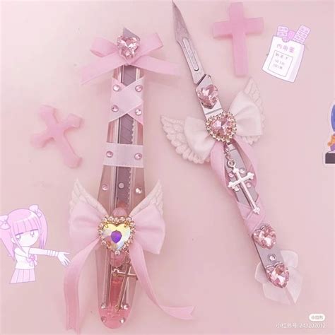 Pretty Knives Cool Knives Knife Aesthetic Pink Aesthetic Just Girly