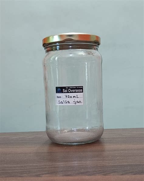 Metal Twist 720ml Round Glass Jar At Rs 14piece In Firozabad Id 25121476948