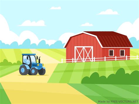 Farm vector - Buildings - FREE-VECTORS.NET