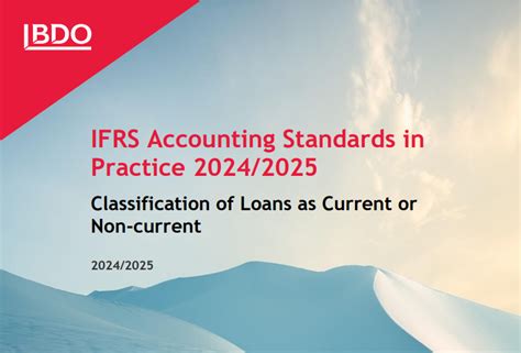 IFRS Accounting Standards In Practice Classification Of Loans As