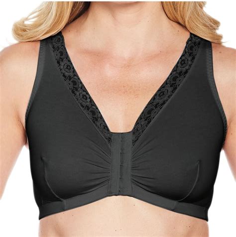 Eden House Ladies Womens Bra Front Fastening Lace Trim Magic Bra Uk Clothing