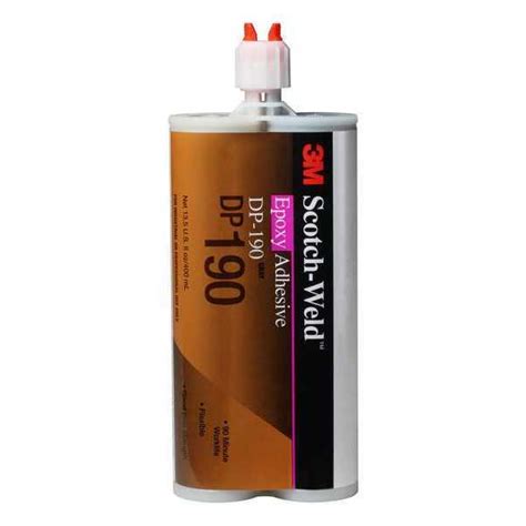 3M Epoxy Adhesive DP190 Series Gray 1 01 Mix Ratio 12 Hr Functional