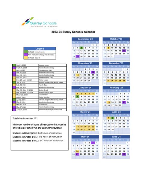 2023 2024 District Calendar | PDF | Observances | Holidays