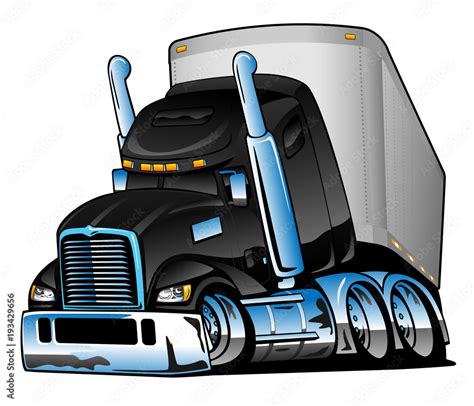 Cartoon Freight Truck