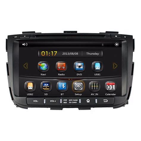 HD 2 Din 8 Car DVD GPS Navigation For Kia Sorento 2013 2014 With