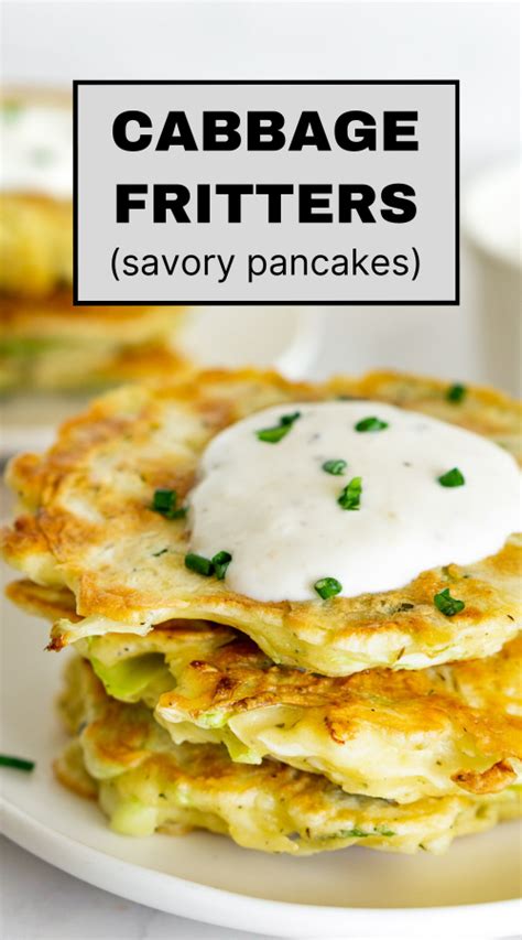 Cabbage Fritters Easy Savory Pancakes Artofit