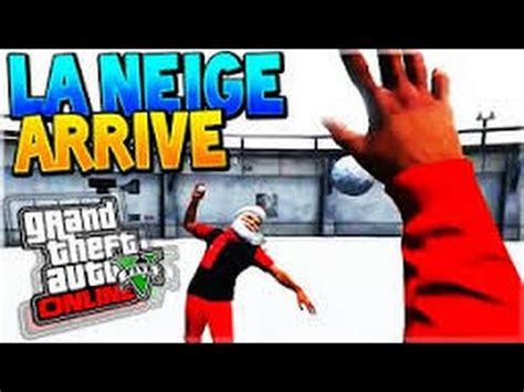 La Neige Arrive Bient T En Ligne Gta Online Dls Noel Youtube