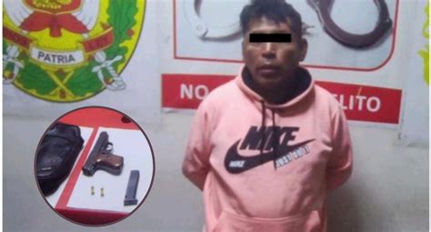 La Libertad Atrapan A Hombre Con Arma De Fuego Y Municiones Trujillo Policía Perú