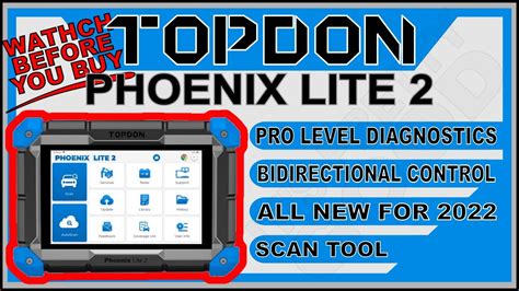 TOPDON PHOENIX LITE 2 Diagnostic Scan Tool Review NEW YouTube