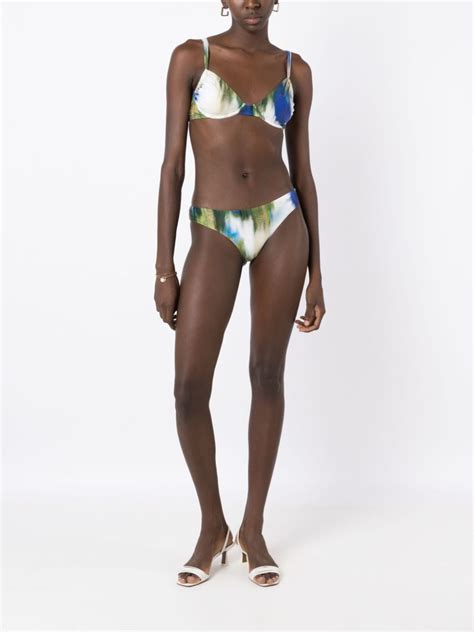 Lenny Niemeyer Herta Abstract Print Bikini Top Multicolour FARFETCH UK