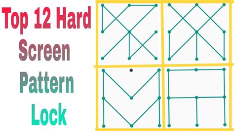 Top 12 Screen Pattern Lock Size How To Make Hard Screen Pattern Lock Youtube