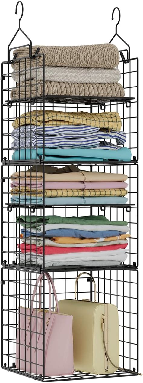 Amazon X Cosrack Hanging Closet Organizer And Storage Tier