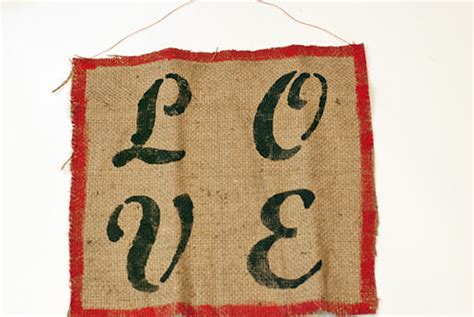 DIY Burlap “Love” Banner – Factory Direct Craft Blog