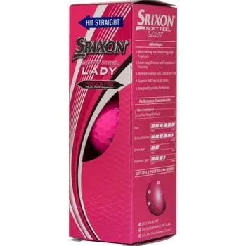 Srixon Soft Feel Lady Pink 7 Golf Balls Golfballs