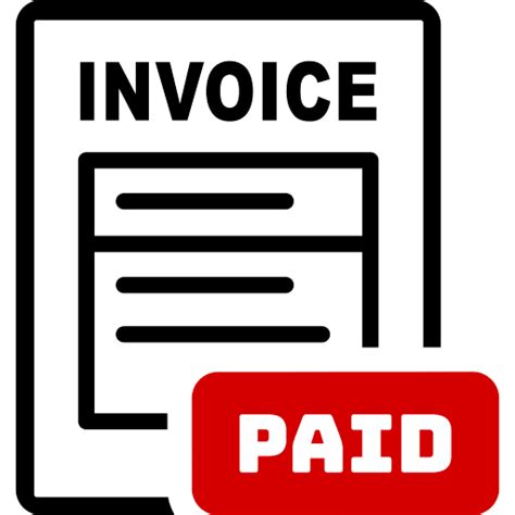 Paid Invoice Icon Png And Svg Vector Free Download