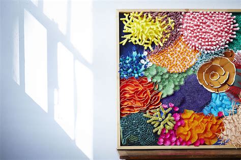 Cut Paper Sculpture is a Colorful Way to Make a Coral Reef