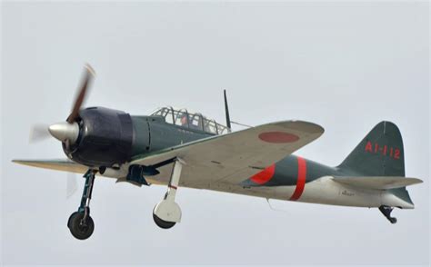 Japanese ‘Zero’ Fighter Plane Flies Over Japan | War History Online