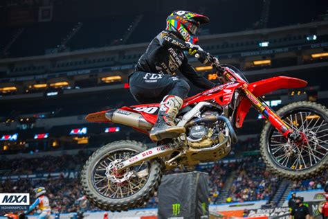 Indianapolis Supercross Main Event Race Results Motocross